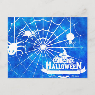 Postal Noche espeluznante de Halloween