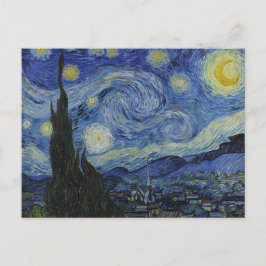 Postal Noche estrellada de Van Gogh
