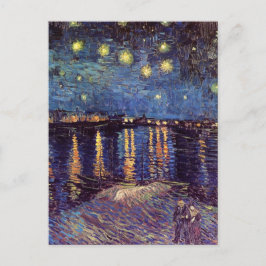 Postal Noche estrellada sobre el Ródano por Vincent van G