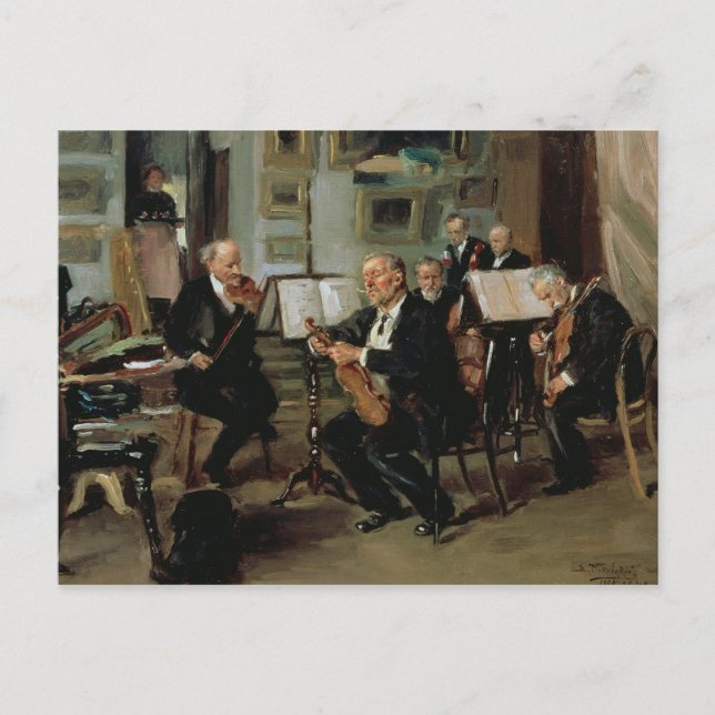 Postal Noche musical, 1906 (Anverso)