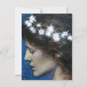 Postal “Noche - Noc” Arte de Hadas por Robert Hughes