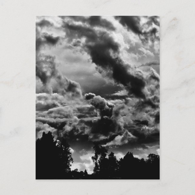 Postal Noche nublada (Anverso)