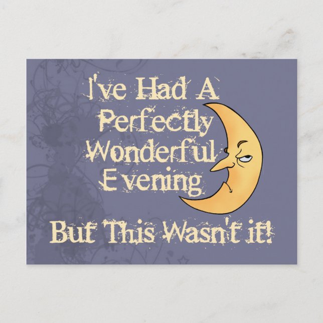 Postal Noche perfecta (Anverso)