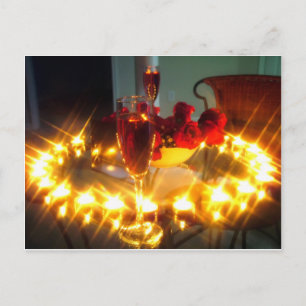 Postal Noche romántica