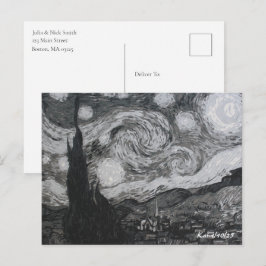 Postal Noche Starry I Vincent Van Gogh