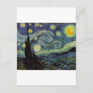 Postal Noche Starry - van Gogh