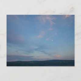 Postal Noche Temprana Sobre El Lago Keuka, Nueva York