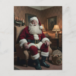 Postal Nochebuena vintage
