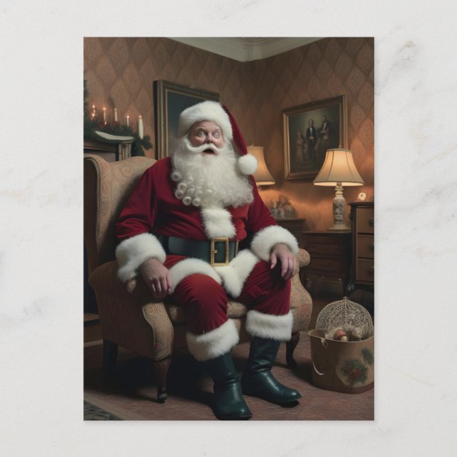 Postal Nochebuena vintage (Anverso)