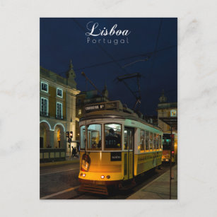 Postal Noches de Lisboa - Arte de viajes