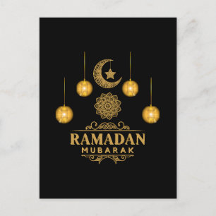 Postal Noches Elegantes de Ramadán - Eid Mubarak 2026 Vac