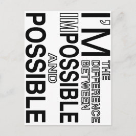 Postal Nociones imposibles