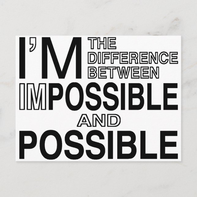 Postal Nociones imposibles (Anverso)