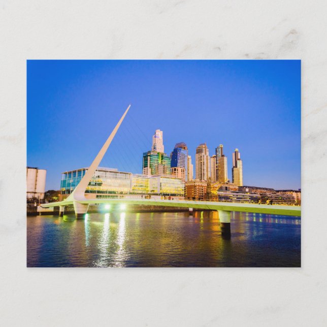 Postal Nocturna de Buenos Aires (Anverso)