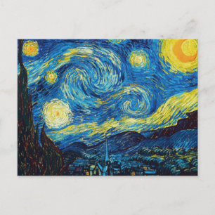 Postal nocturna Van Gogh Starry
