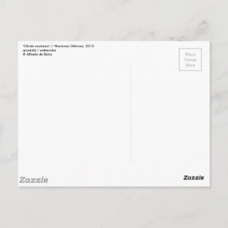 Postal "Nocturne Oblivion" / "Olvido nocturno"