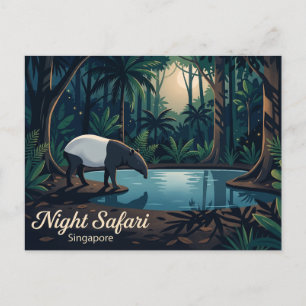 Postal Nocturno de Safari, Mandai Singapur