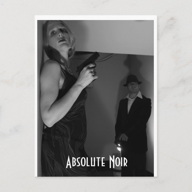 Postal Noir de Película (Anverso)