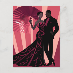 POSTAL NOIR ELEGANCE-RED #1