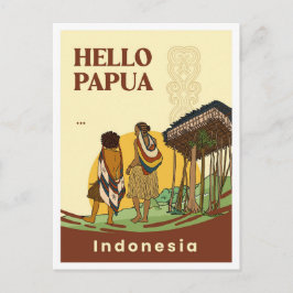 Postal Noken Viajes Indonesia Papua