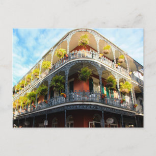 Postal NOLA Bourbon Street Panoramic View