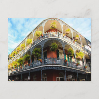 Postal NOLA Bourbon Street Panoramic View