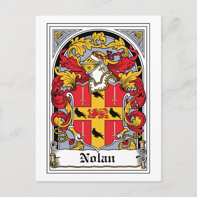 Postal Nolan Family Crest (Anverso)