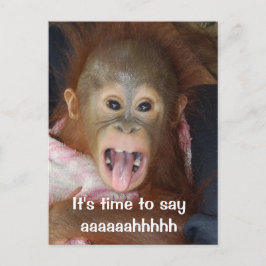 Postal Nombramiento de dentista Say Aaahh