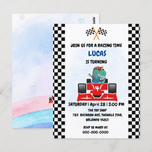 Postal Nombramiento de los niños de carreras rojas de los