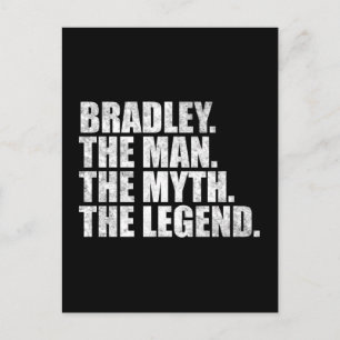 Postal nombre Bradley, Bradley El Hombre El Mito La Leyen