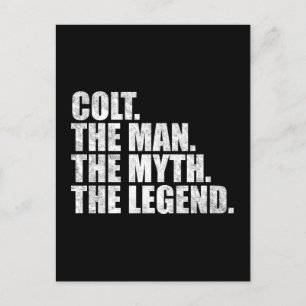 Postal Nombre Colt, Colt El Hombre El Mito La Leyenda