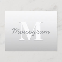 Postal Nombre cursivo u otro texto con monograma | Gradie