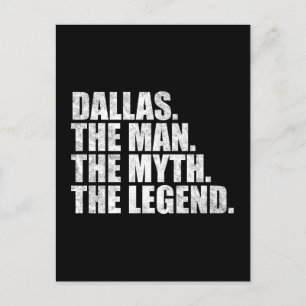 Postal Nombre Dallas, Dallas El Hombre El Mito La Leyenda