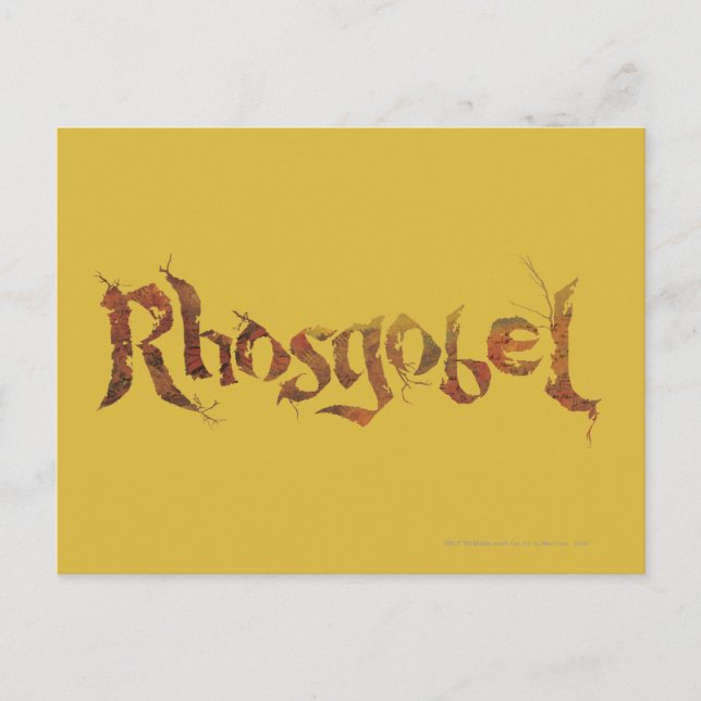 Postal Nombre de Rhosgobel (Anverso)
