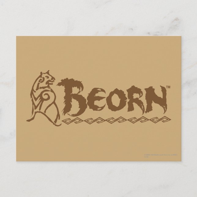 Postal Nombre del oso BEORN™ (Anverso)
