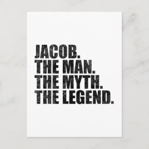 Postal nombre Jacob, Jacob El Hombre El Mito La Leyenda