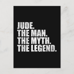 Postal Nombre Jude, Jude El Hombre La Mitología La Leyend