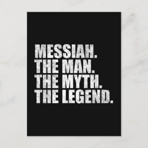 Postal nombre Mesías, Mesías El Hombre El Mito La Leyenda