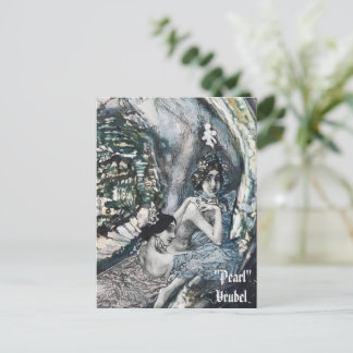 Postal Nombre personalizado "Perla" - Arte femenino de Mi
