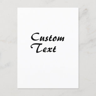 Postal Nombre personalizado Texto personalizado