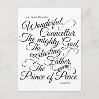 Postal Nombres de Jesucristo