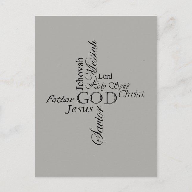 Postal Nombres de trinidad (Anverso)