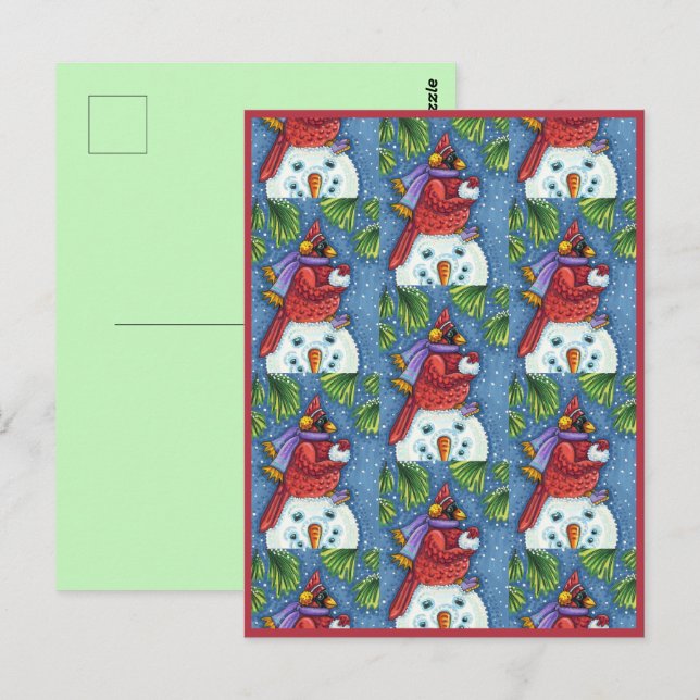 POSTAL NOMUJER DE LA GUARDIA CARDINAL, NAVIDADES CUTOS RE (Anverso / Reverso)