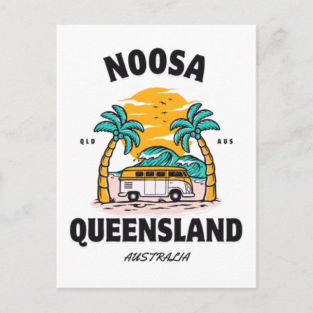 Postal Noosa beach Queensland (Anverso)
