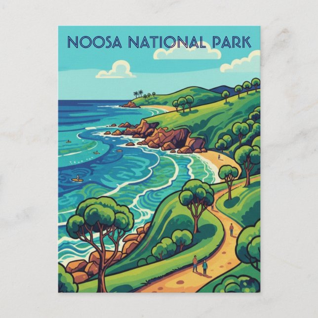Postal Noosa National Park Australia Travel (Anverso)