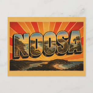 Postal Noosa Queensland Australia Resort Costero Vintage 