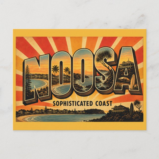 Postal Noosa Queensland Costa Sofisticada (Anverso)