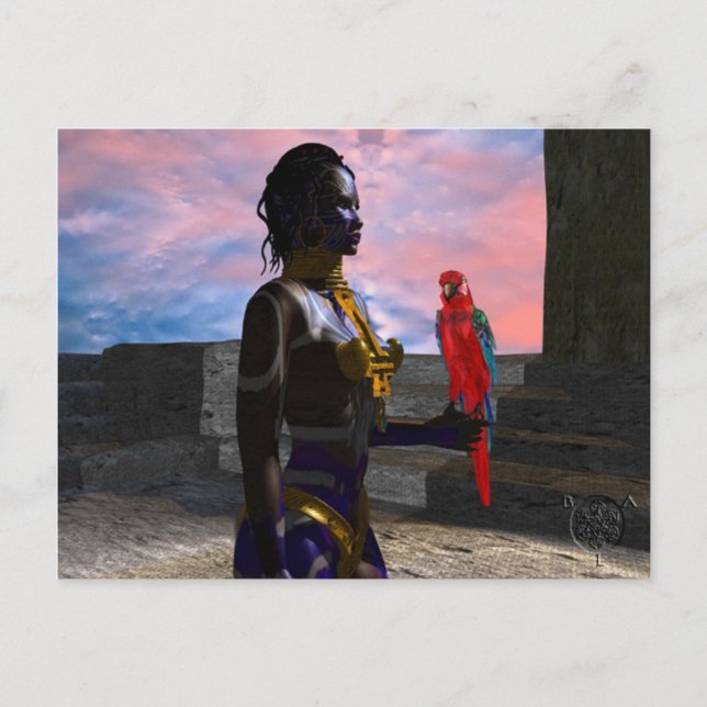 POSTAL NORA CYBER WARRIOR (Anverso)