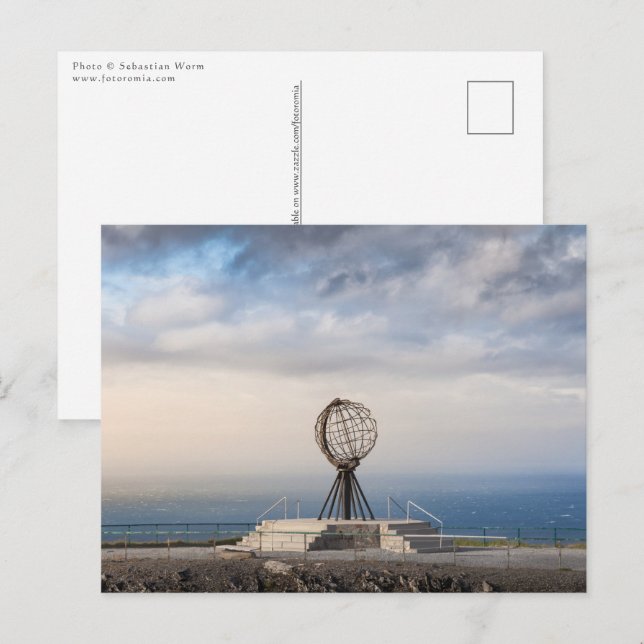 Postal Nordkap Noruega (Anverso / Reverso)