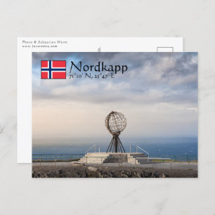 Postal Nordkap Noruega Postcard
